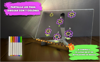Tablero para dibujo LED