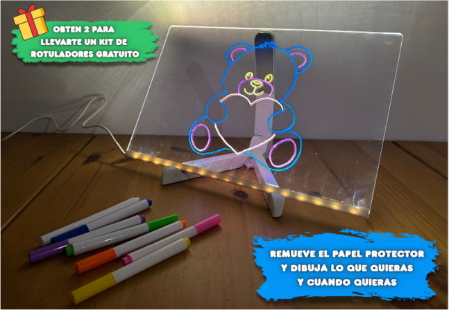 Tablero para dibujo LED